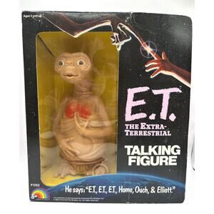 E.T. Action Figure - E.T. The Extra-terrestrial Talking Figure, 1982 by LJN